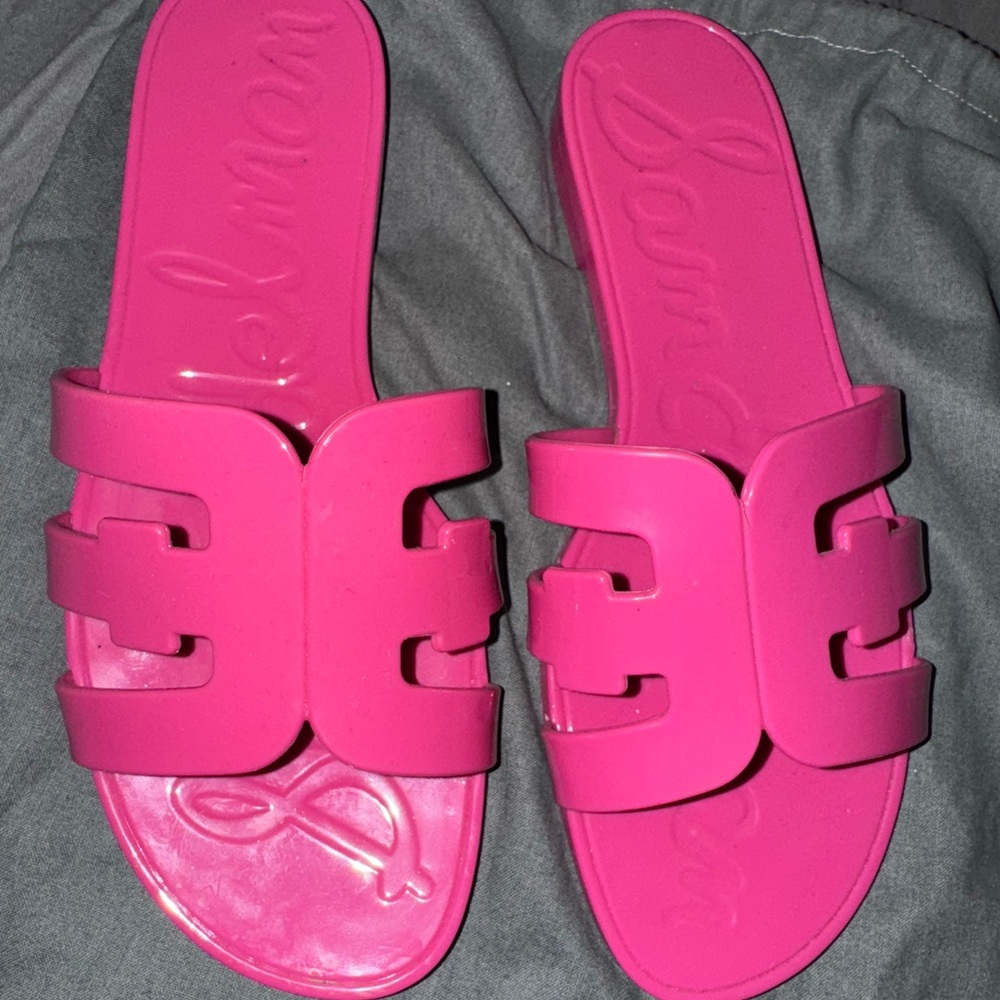 Sam Edelman Hot Pink Jellies Sandals
